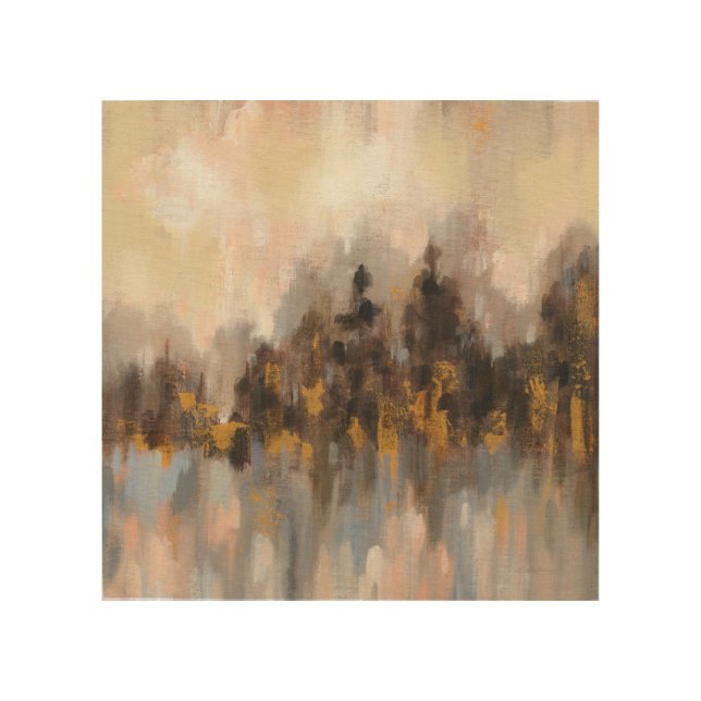 Blushing Forest I Wood Wall Decor (Front)