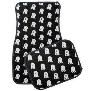 Blushing Ghost Cute Halloween  Car Floor Mat