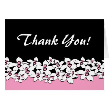 Blushing Pink Flowers Thank You Notes by TwoBecomeOne at Zazzle