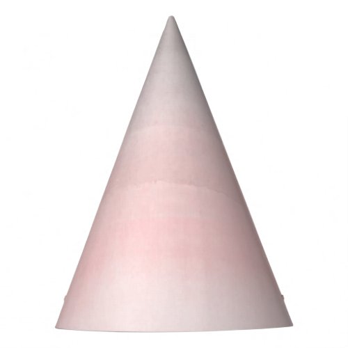 Blushing Pink Grey Modern Watercolor Ombre Chic Party Hat