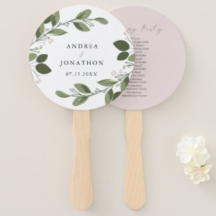 hand wedding fans