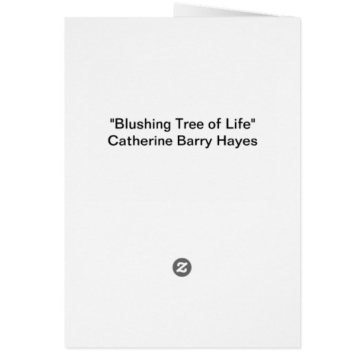 "Blushing Tree of Life" by CatherineHayesArt (Back)