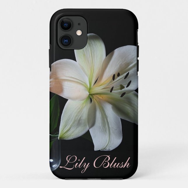 Blushing White Lily iPhone 5 Case (Back)