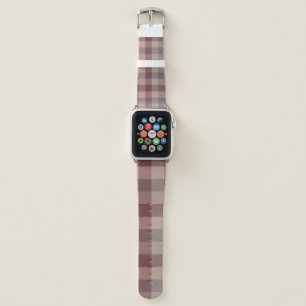Blushwood plaid apple watch band