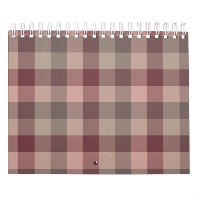 Blushwood plaid calendar (Cover)