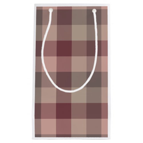 Blushwood plaid small gift bag