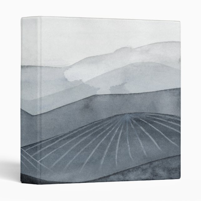 Blustering Grey Valley 3 Ring Binder (Front/Spine)