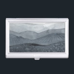 Blustering Grey Valley Business Card Case<br><div class="desc">Blustering Valley I by Grace Popp. Greys and soft shapes come together to create valleys and small hills.</div>