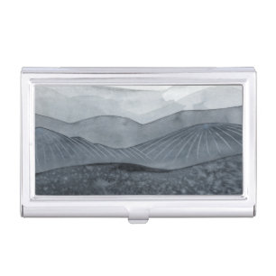 Blustering Grey Valley Business Card Case