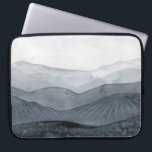 Blustering Grey Valley Laptop Sleeve<br><div class="desc">Blustering Valley I by Grace Popp. Greys and soft shapes come together to create valleys and small hills.</div>