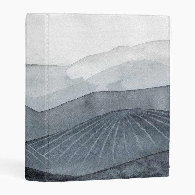 Blustering Grey Valley Mini Binder (Front/Spine)