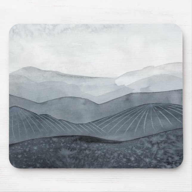 Blustering Grey Valley Mouse Pad (Front)