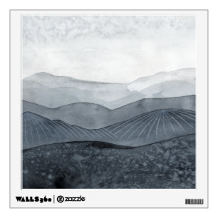 Blustering Grey Valley Wall Decal