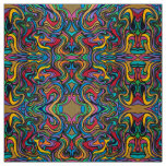 Blustery Day-Bold Colorful Abstract Pattern Fabric