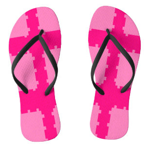 "Bluvio Pink on Pink" Flip Flops