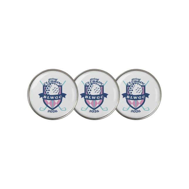 BLWGC - Going Clubbin' 2026 Golf Ball Marker (3 Up)