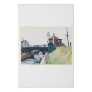 Blynman Bridge - Edward Hopper Faux Canvas Print