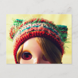 Blythe blonde postcard