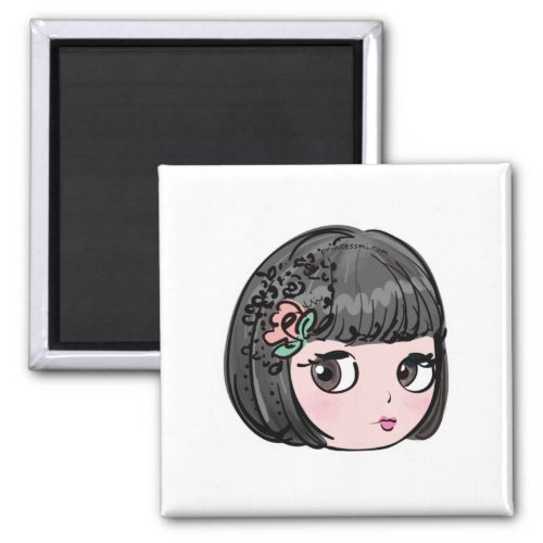 Blythe doll art cute and kawaii illustration magnet