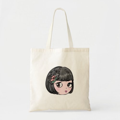 Blythe doll art cute and kawaii illustration tote bag