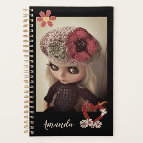 Blythe doll vintage retro oldish design personaliz planner