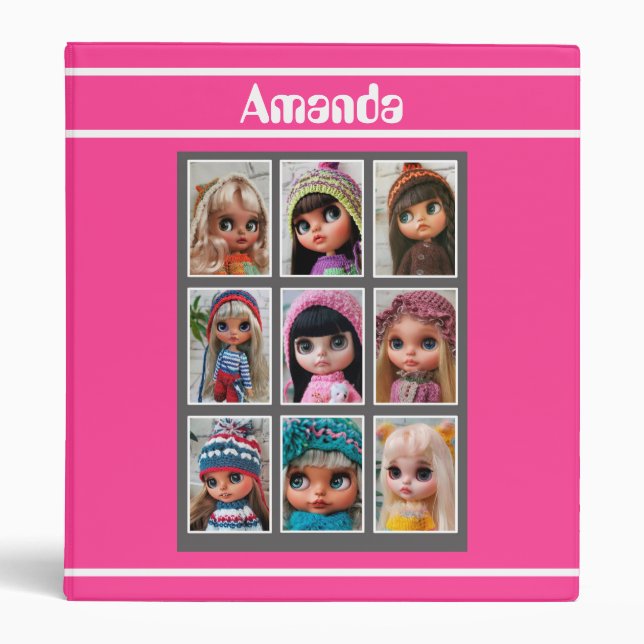 blythe dolls photos 3 ring binder (Front)