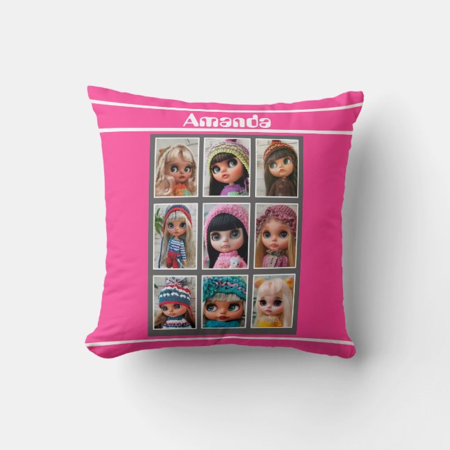 blythe dolls photos   throw pillow (Front)