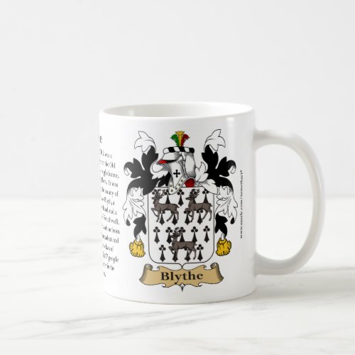 Blythe the Origin the Meaning and the Crest Coffee Mug
