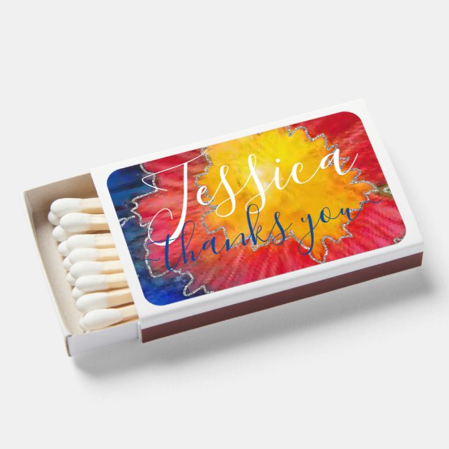 BM Bar Bat Mitzvah Elegant Colors Matchboxes (Front Open)