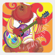 BM Bar Bat Mitzvah Hippie Singing Bear