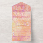 BM Bar Bat Mitzvah Simply Subtle All In One Invitation<br><div class="desc">Bar Mitzvah or Bat Mitzvah All-in-One Invitation. Simply Subtle. All design elements can be edited. All text can be changed out. Choose your favorite font style, color and size to create your own text. Thanks for stopping by! Mazel Tov! Style: All in One Wedding Invite Personalized All-In-One invitations are a...</div>