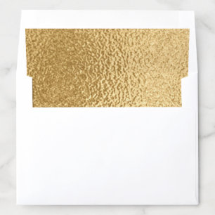 BM Bar Mitzvah Bat Mitzvah Gold Design Envelope Liner