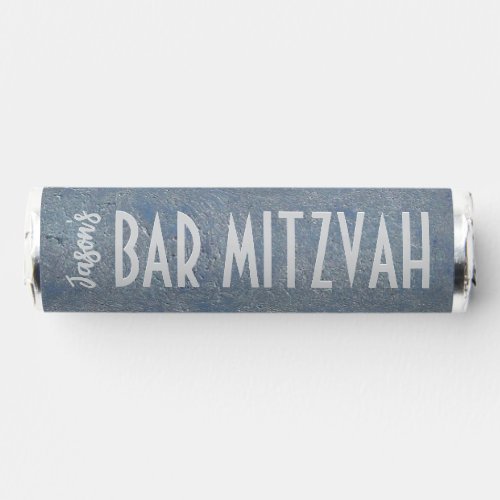BM Bar Mitzvah Blues Beveled Label