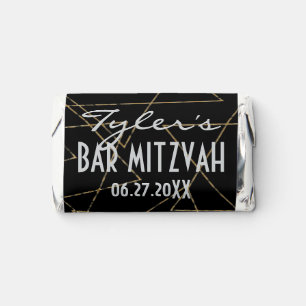 BM BAR MITZVAH Gold Stars Hershey's Miniatures