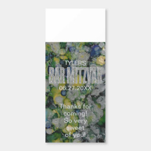 BM BAR MITZVAH Greens Silver Hershey's Miniatures