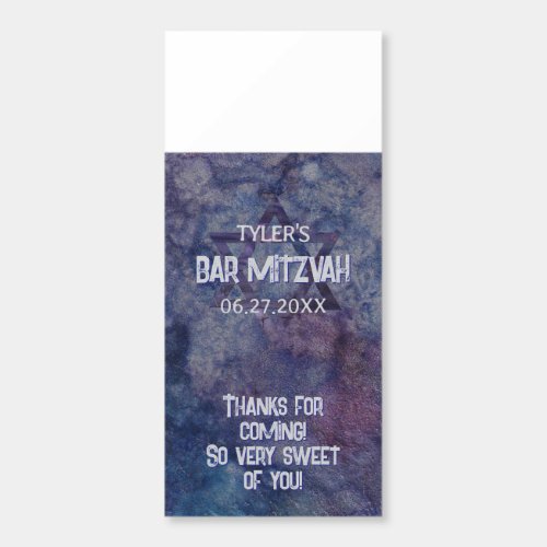 BM Bar or Bat Mitzvah Painterly Star