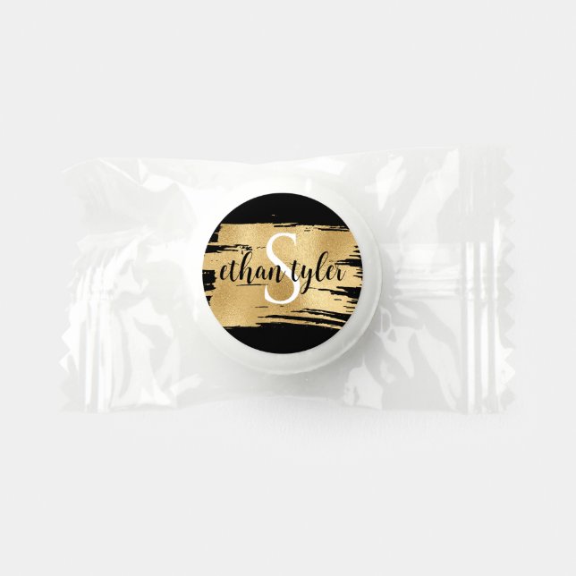 BM Bar or Bat Mitzvah Party Favor Candy Mint (Front)