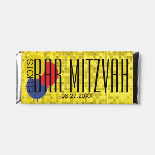 BM Bat Mitzvah Game On Chocolate Candy Bar