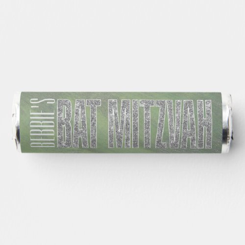 BM Bat Mitzvah Greens Label