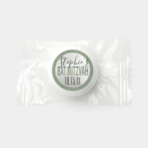 BM Bat Mitzvah Greens Label