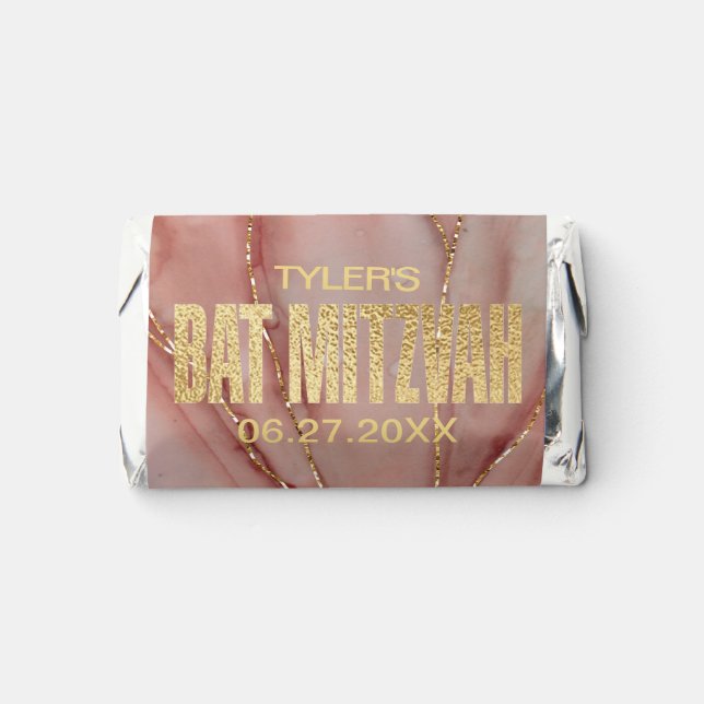 BM BAT MITZVAH Simply Subtle Hershey's Miniatures (Front)