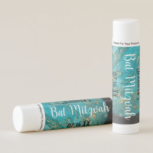 BM Bat or Bar Mitzvah  Space Party Lip Balm