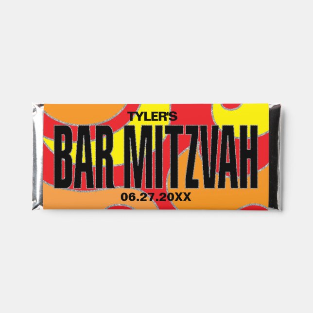 BM Chocolate Candy Hippie Theme BAR MITZVAH (Front)