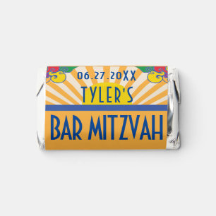 BM Hippie BAR MITZVAH Hershey Bar Label Hershey's Miniatures