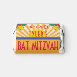 BM Hippie BAT MITZVAH Hershey Bar Label Hershey's Miniatures