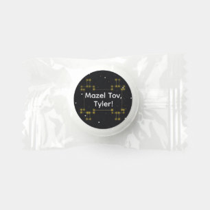 BM Labels Bar or Bat Mitzvah Out this World Torah Life Saver® Mints