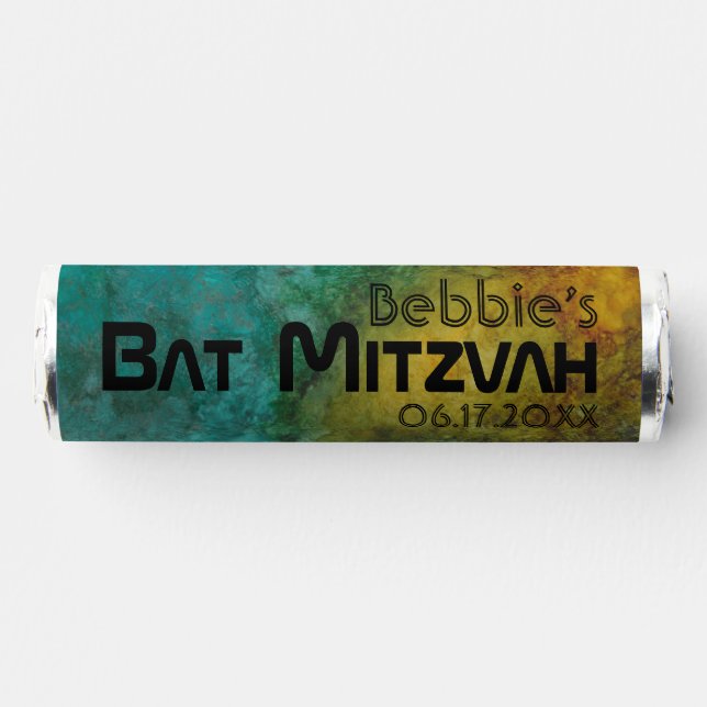 BM Labels Bat Mitzvah Simply Subtle Breath Savers® Mints (Front)