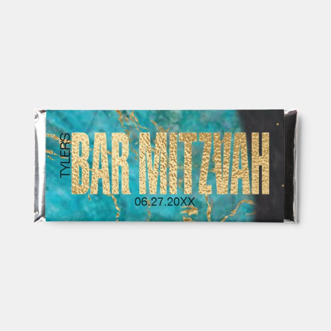 BM Labels Space BAR MITZVAH Hershey Bar (Front)