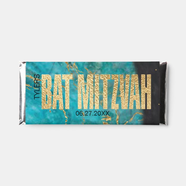 BM Labels Space BAT MITZVAH Hershey Bar (Front)