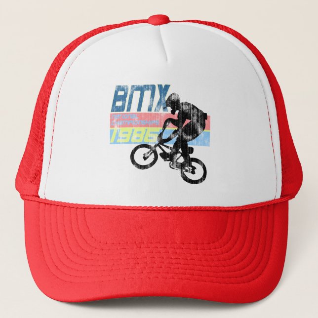 BMC Championships 1986 Worn look Trucker Hat (Front)